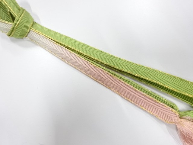 正絹　手組帯締め